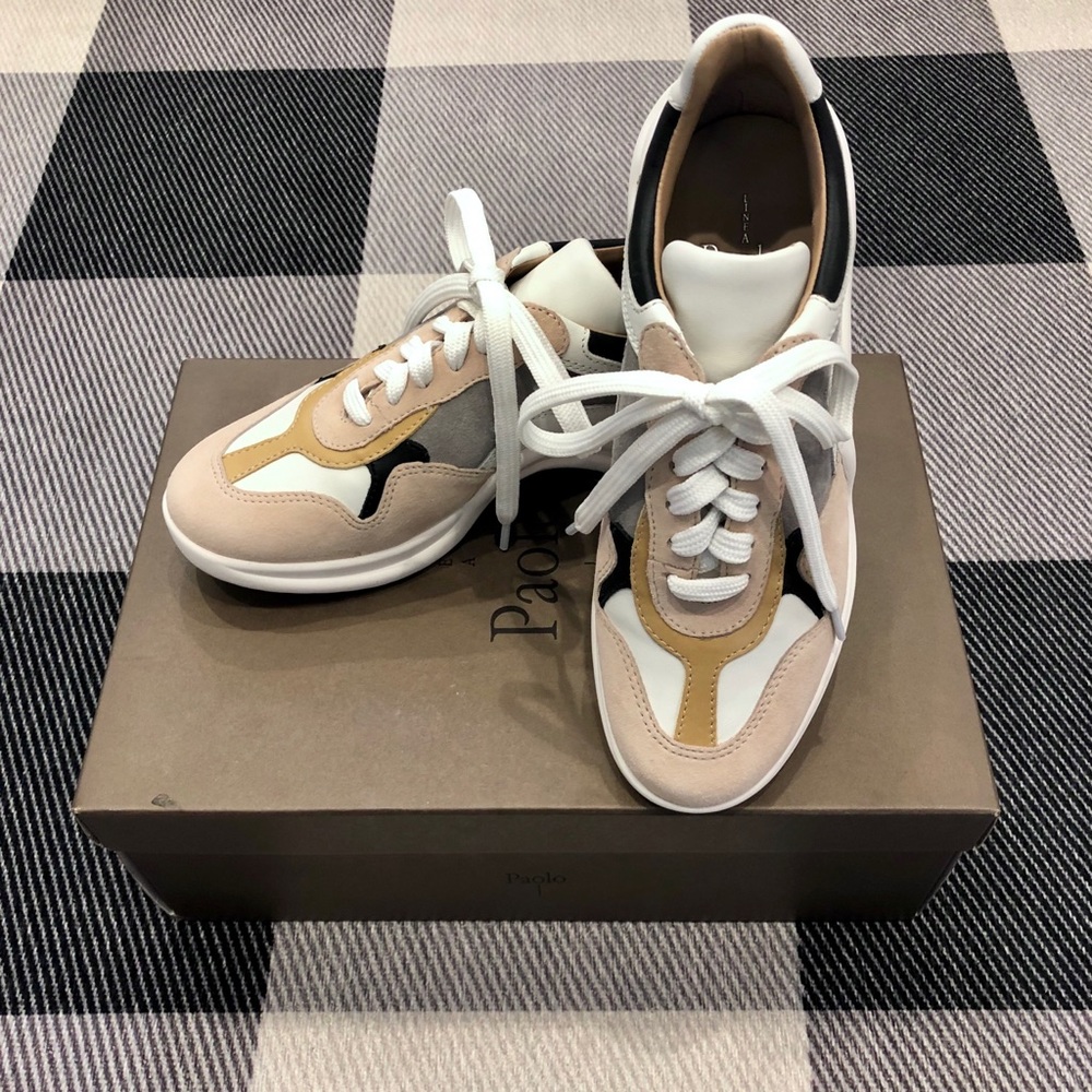 Linea Paolo Ryker Suede Leather Dad Sneaker NIB 5